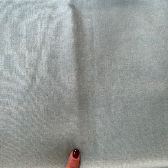 Mint green 100 percent wool big scarf for women - Picture 4 of 9